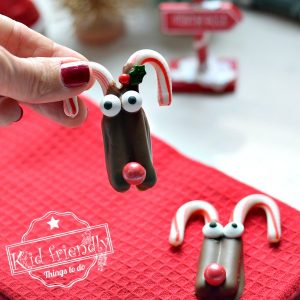 Candy Cane Rudolph for Christmas