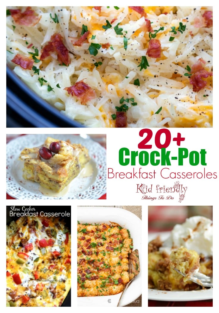 Over 20 Christmas & New Years Morning Crockpot Breakfast Recipes