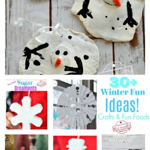 Over 31 Winter Themed Fun Food Ideas and Easy Winter Crafts Kids Can Make