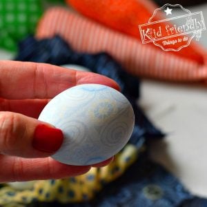 Dye Easter Eggs with Silk Ties