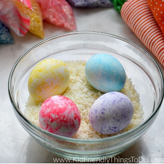 How To Dye Easter Eggs with RICE {Super Fun and Easy!} | Kid Friendly Things To Do