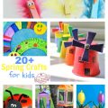 over 20 Spring crafts that kids can make - www.kidfriendlythingstodo.com