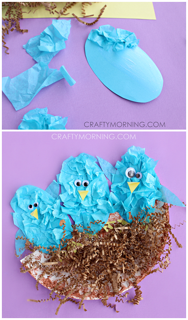over 20 Spring crafts that kids can make - www.kidfriendlythingstodo.com 