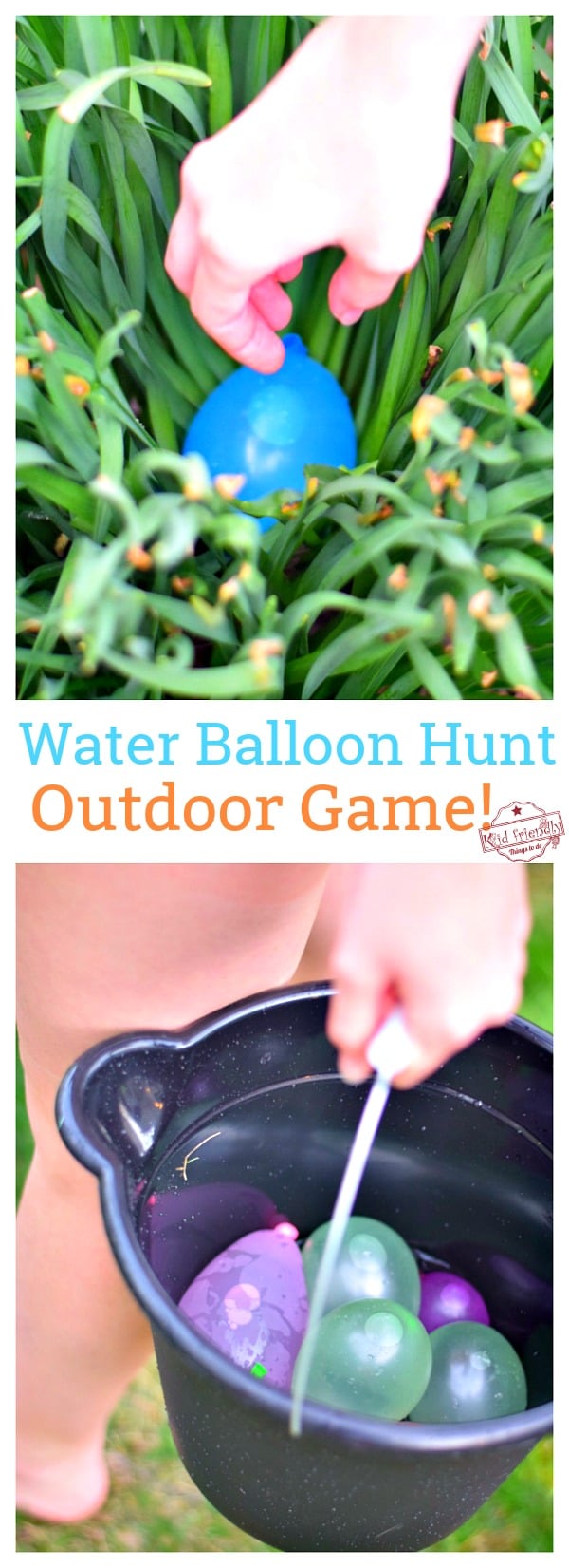 Water Balloon Hunt Outdoor Game for Kids 
