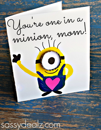 Minion Mother's Day Card
