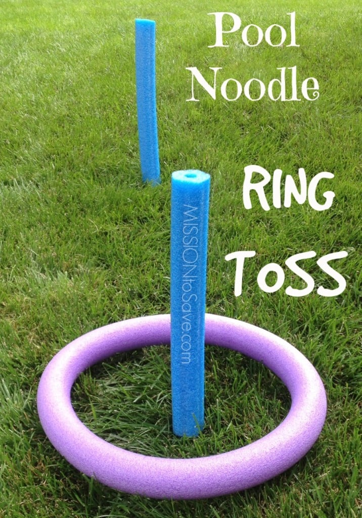 pool noodle ring toss