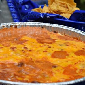 3 ingredient bean and cheese dip