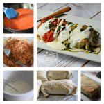 Easy Baked Smothered Chicken with Rice and Avocado Burrito Recipe - Perfect for family dinner or cinco de mayo mexican dinner - www.kidfriendlythingstodo.com