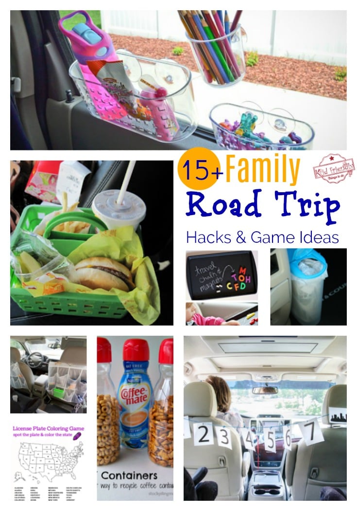 Over 15 Must Try Road Trip Hacks For Easy Travelling with Kids - Ideas for organizing the car or van for family road trips! www.kidfriendlythingstodo.com printables