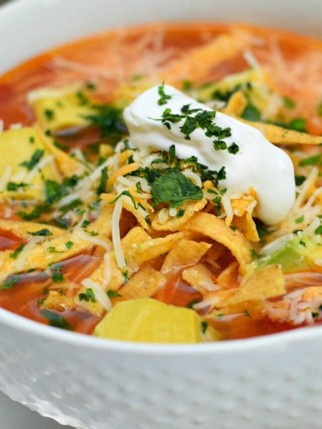 Slow Cooker Chicken Tortilla Soup – Story