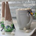 Fun and Easy Witch Hot Chocolate Kit Idea for a Kid's Halloween Party - So cute! perfect for fall school party fun food idea or treat at home with the kids - www.kidfriendlythingstodo.com