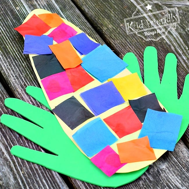 Easy and Sweet Handprint Indian Corn Craft for Kids to Make