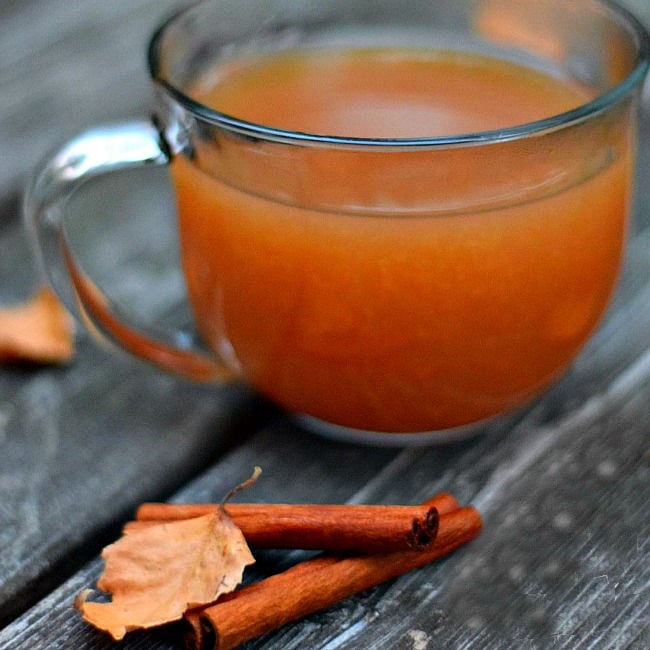mulled apple cider fall drink
