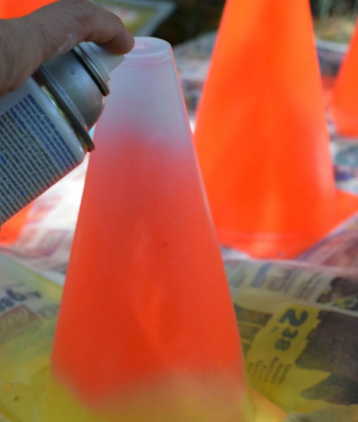 making candy corn ring toss fall game 