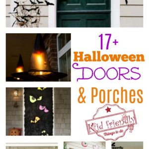 Over 17 Super Fun Halloween Themed Front Door and Porch Ideas