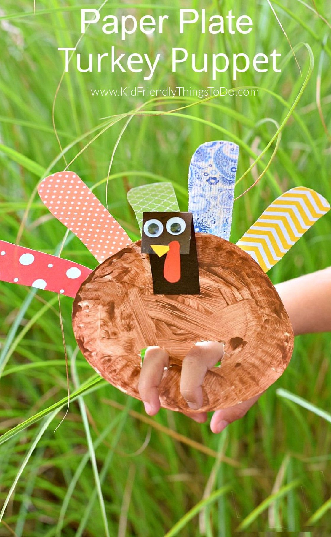 paper plate turkey craft