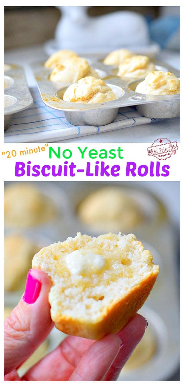 no yeast dinner rolls