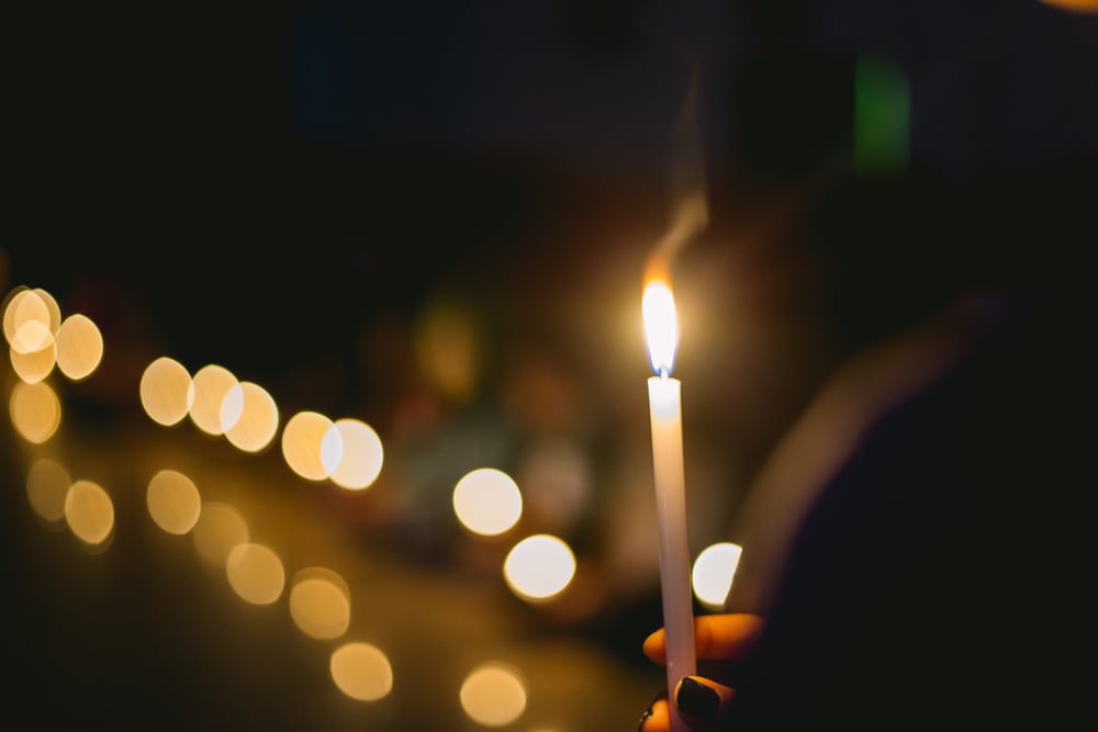 Christmas Eve candlelight service 