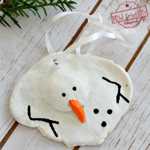 Read more about the article A DIY Melted Snowman and Candy Cane Salt Dough Ornament Idea and Recipe for Christmas with Kids