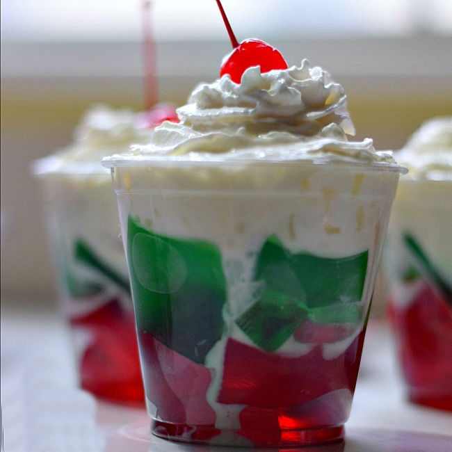 Christmas Jello Cups