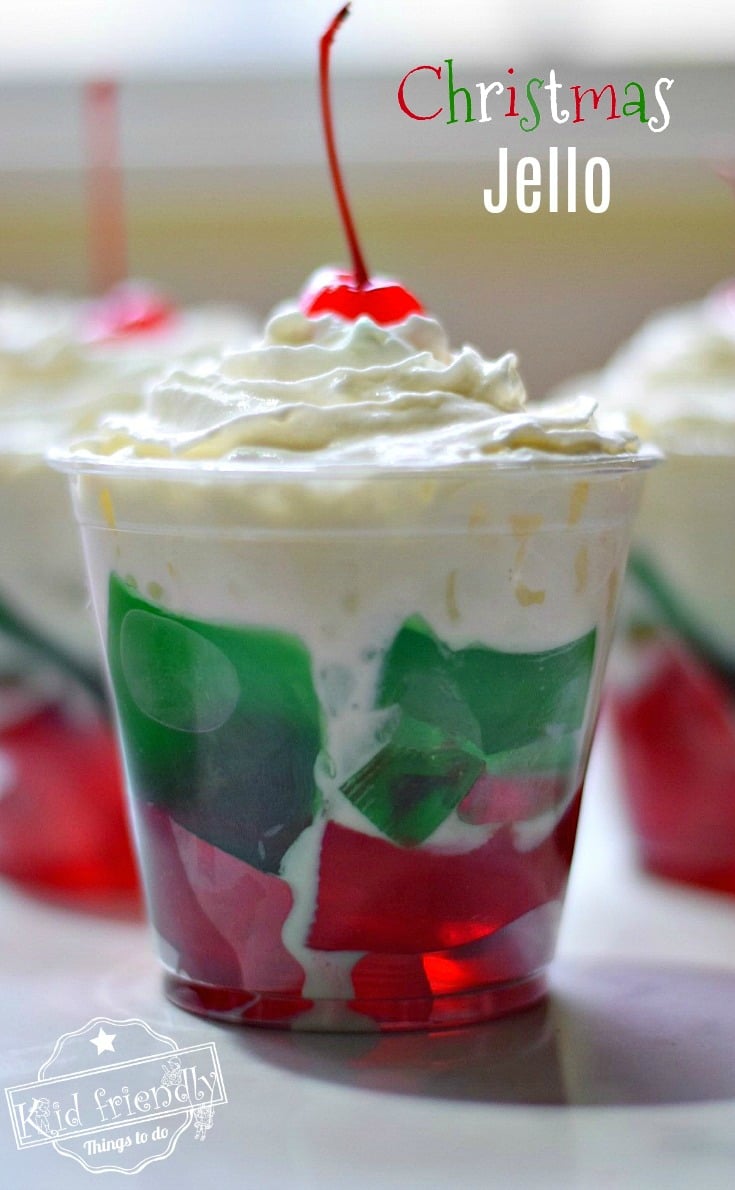 Christmas Jello Cups For Fun Individual Christmas Desserts