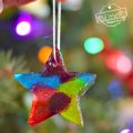 Melted Jolly Rancher Ornaments - A Fun Christmas Craft - Love these! Such a fun DIY for you to make with the kids. www.kidfriendlythingstodo.com