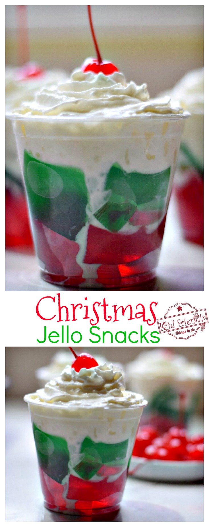 Christmas Jello Cups For Fun Individual Christmas Desserts