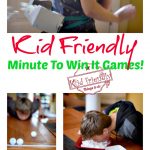 Super Fun Kid Friendly Minute To Win It Games with a Winter and Christmas Theme! Easy enough for kids but challenging enough for adults! Perfect for parties at school or just for family fun. www.kidfriendlythingstodo.com
