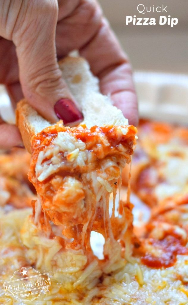 Classic Quick and Easy Hot Pizza Dip Recipe With Cream Cheese