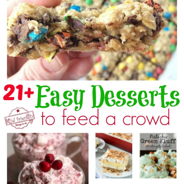 Over 21 Easy Desserts that Will Feed a Crowd – Slab Pies, Sheet Cakes, Bars, Jello Salads and More!