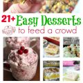 Over 21 Easy Desserts that Will Feed a Crowd - Slab Pies, Sheet Cakes, Bars, Jello Salads, Cream Cheese (Cheesecake) Desserts and More! - Perfect for Christmas, New Years, Super Bowl, Summer Potlucks, Thanksgiving www.kidfriendlythingstodo.com