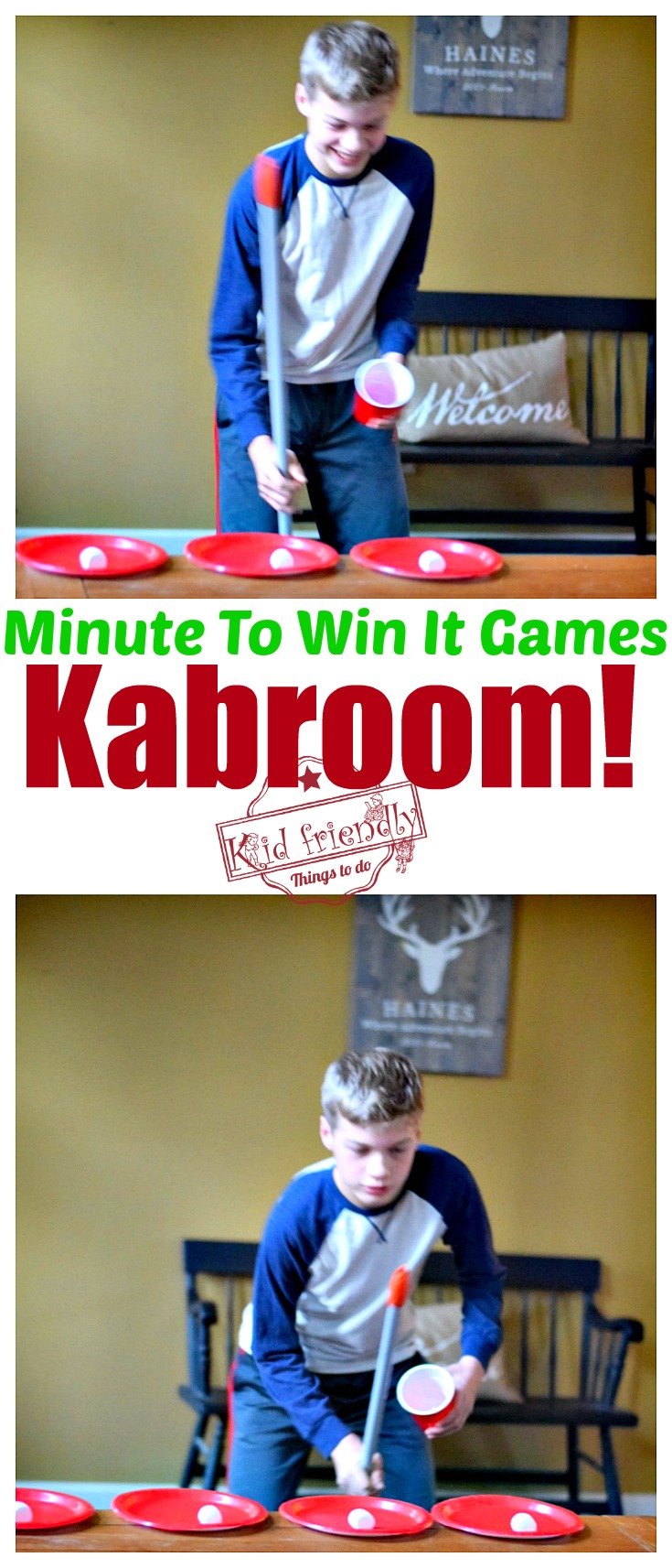 Awesome Minute To Win It Games that are Great for Kids, Teens and Adults - For Your Family Parties! - Perfect for Holiday parties, like Christmas, Thanksgiving, Halloween and even Summer Parties - www.kidfriendlythingstodo.com