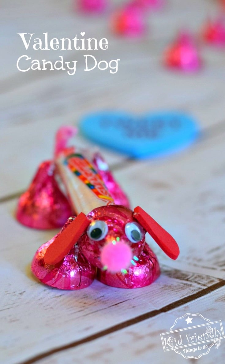 Make a Candy Dog for a Fun Kid's Valentine's Day Craft and Treat