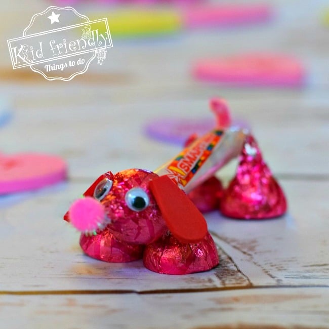 Make A Valentine's Candy Dog for a Fun Kid's Craft and Treat