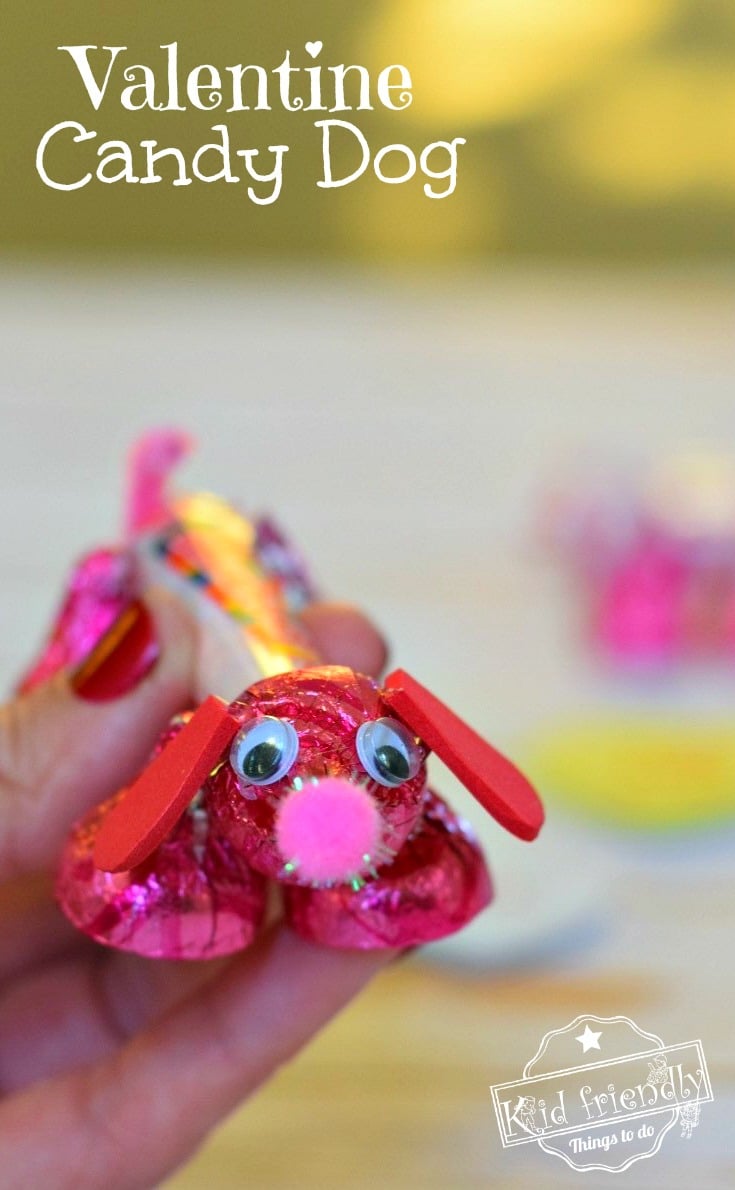 Make a Candy Dog for a Fun Kid's Valentine's Day Craft and Treat