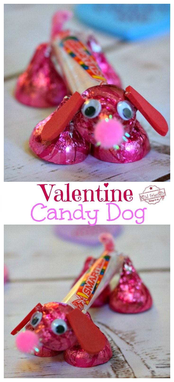 Make a Candy Dog for a Fun Kid's Valentine's Day Craft and Treat