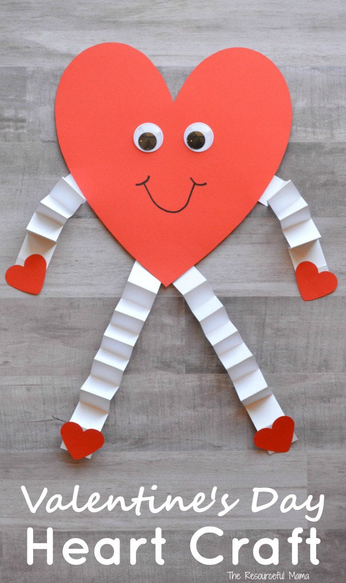 Valentine's day craft for preschooler