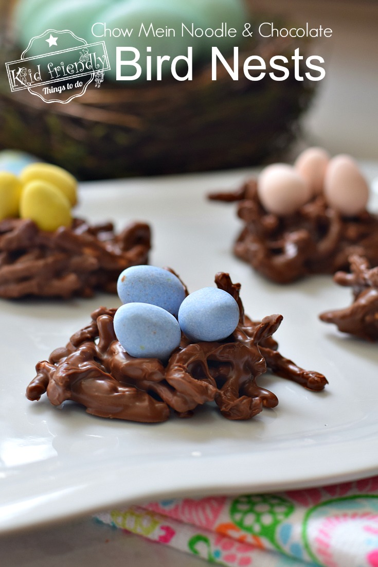 The Bird Nest Haystack Cookie Recipe With Chow Mein Noodles {No Bake