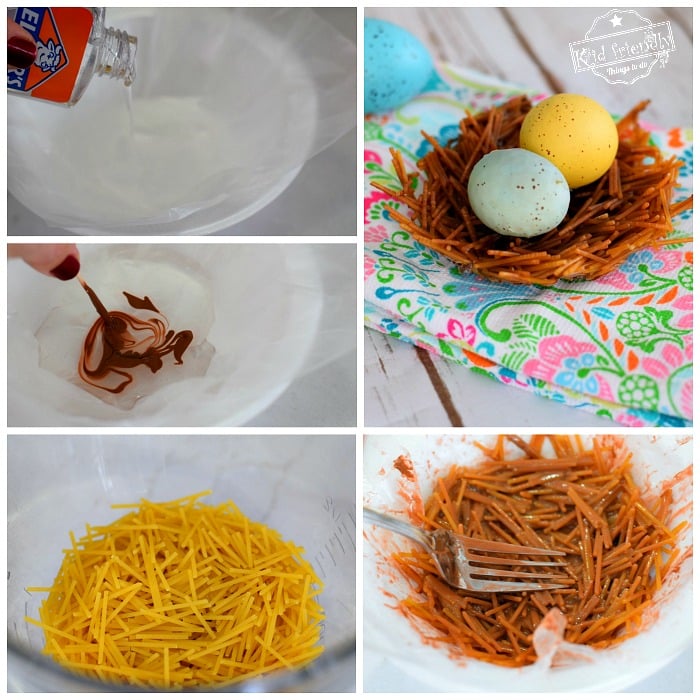 Spring Birds Nest Craft for Kids to Make - A Simple Spring Craft for Kids