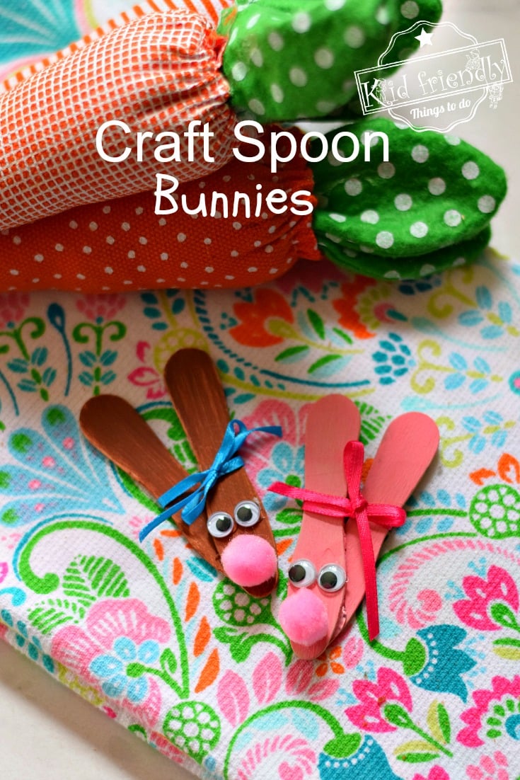 Craft Spoon Bunny Craft for Easter or Spring