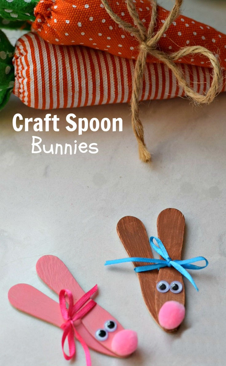 Wooden Spoon Bunny Craft