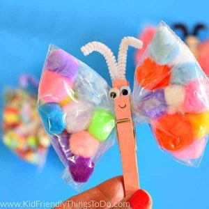 butterfly snack bag craft