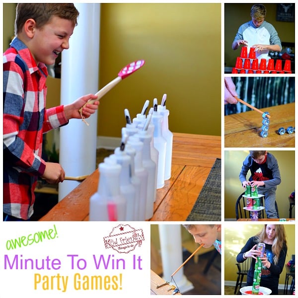 Fun and Easy Minute To Win It Party Games