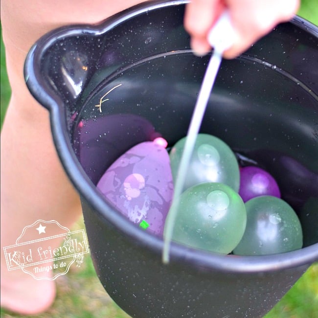 Water Balloon Hunt Outdoor Game for Kids to Play