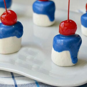 patriotic marshmallow treat
