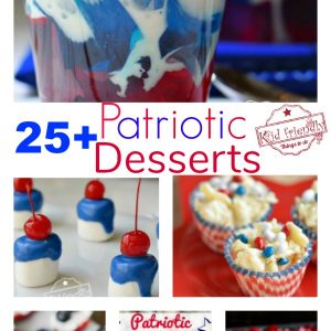 Over 25 Easy Patriotic Desserts for your Red, White, and Blue Holiday Party