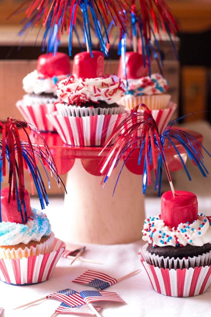 Patriotic Cupcakes 