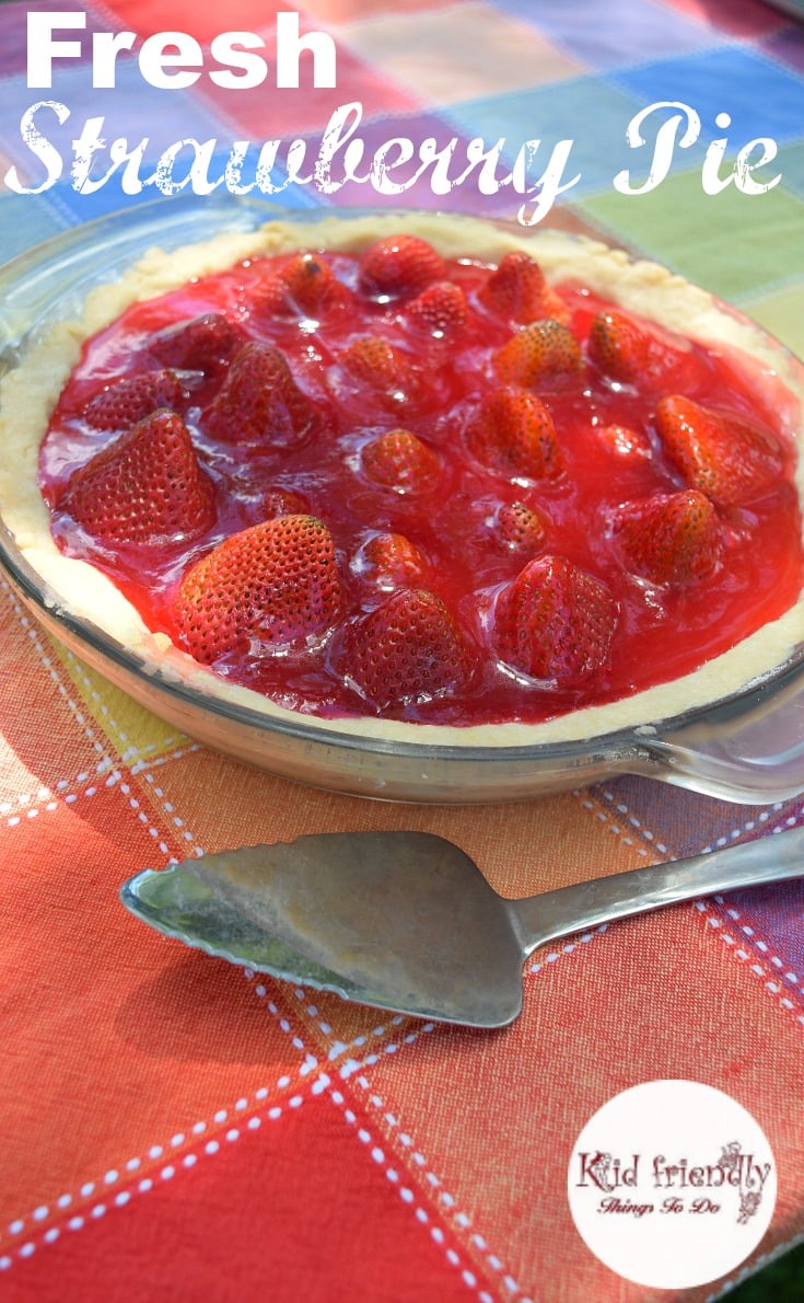 No Bake Summer Fresh Strawberry Pie Recipe