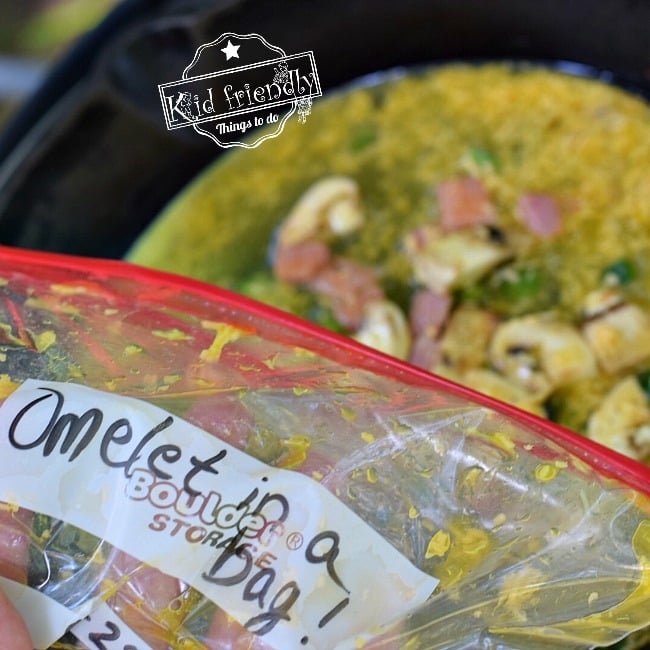 Easy Omelet In a Bag Recipe for Camping