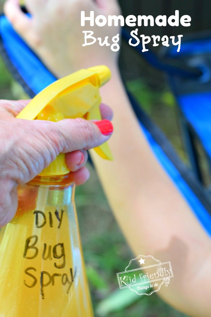 DIY Natural Bug Spray that is safe for repelling mosquitoes 
